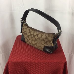 Coach Brown Monogram Handbag Purse